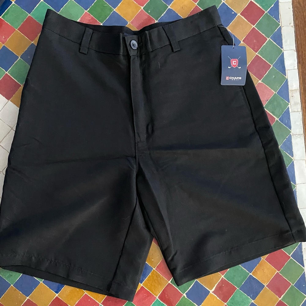 NWT black golf shorts